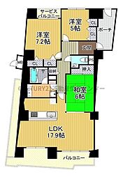間取図画像 3LDK