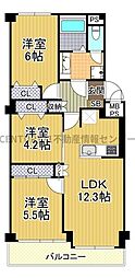 間取図画像 3LDK