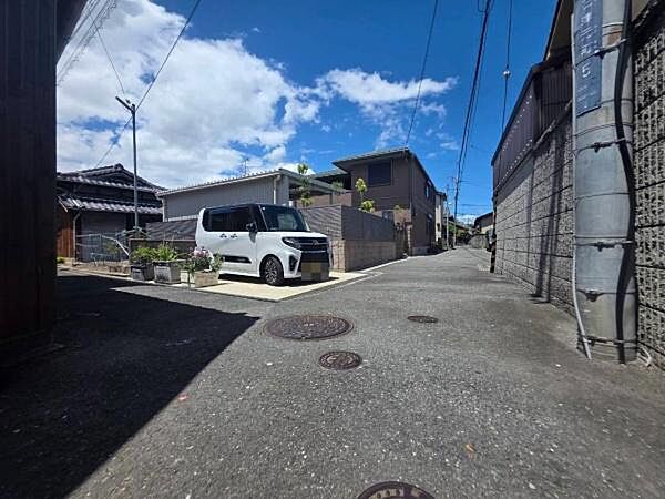 【現地】北側道路から北に向かって撮影