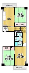 間取図画像 3DK