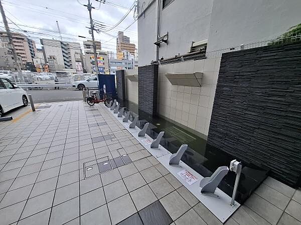 敷地内駐輪場です！