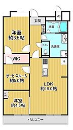 間取図画像 2SLDK