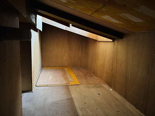 屋根裏収納です！