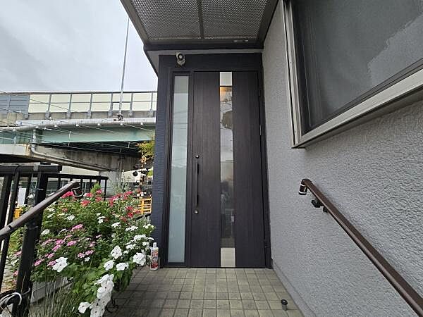 外玄関です！