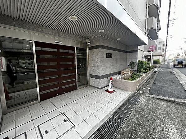 マンション入り口です！