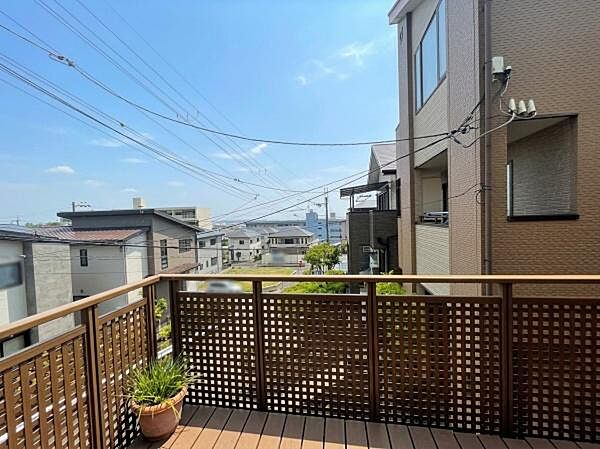 3階バルコニーです！