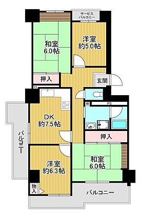 間取り：4DK