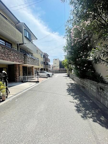 前面道路を含めた現地の様子です！