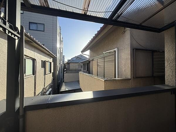 バルコニーからの眺望です！