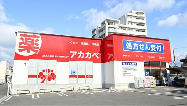 ドラッグアカカベ放出西店まで260m
