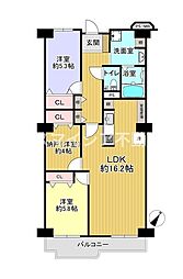 間取図画像 2SLDK