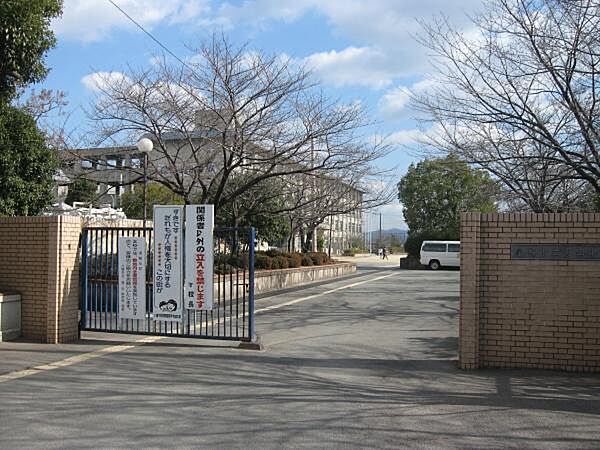 八幡市立男山中学校まで1042m