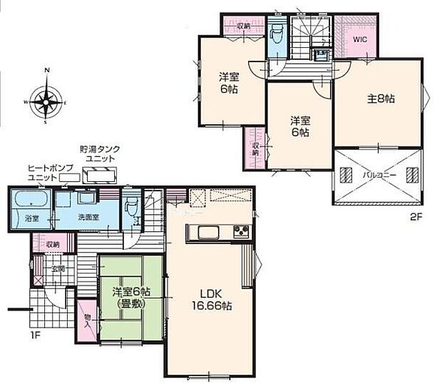 4LDK、2階建て♪敷地は広々約145.5坪!バーベキュー、家庭菜園、ドッグランなど楽しめる広さ!