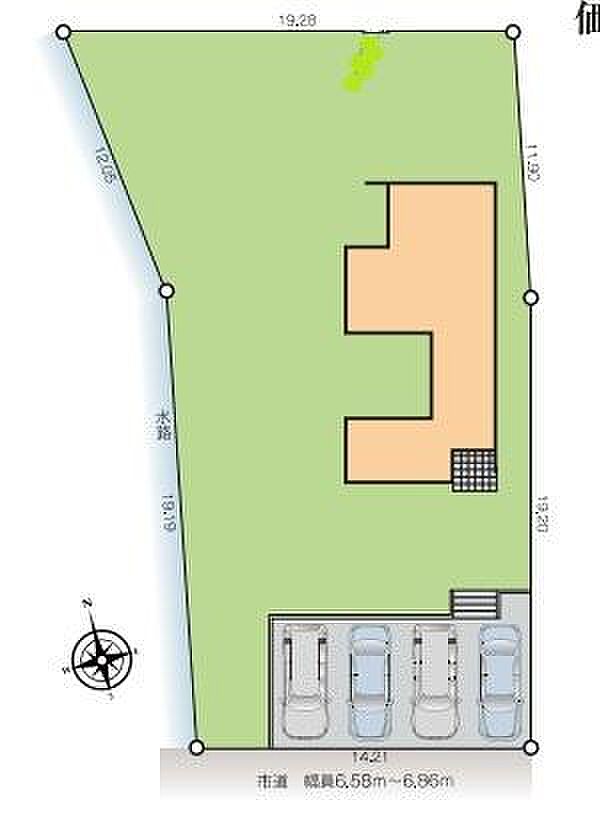 敷地は広々約145.5坪!バーベキュー、家庭菜園、ドッグランなど楽しめる広さ!