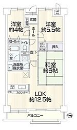 ダイアパレス掛川 3LDKの間取図画像