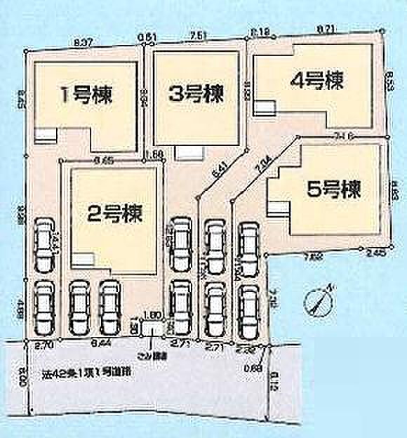 全5棟、3号棟です