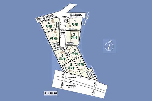 全8棟、1号棟です