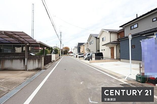 【　前面道路　】北側約6ｍ公道