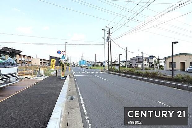 【　前面道路　】南側約12ｍ公道