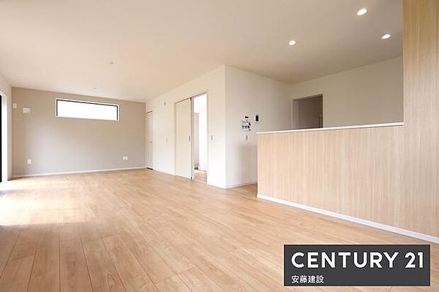 区画整理された綺麗な街並みの一画