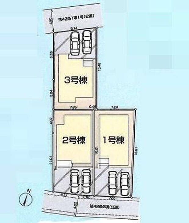 全3棟、2号棟です