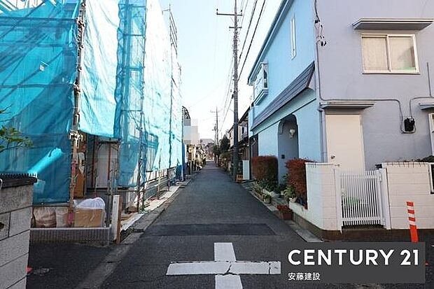 【　前面道路　】南西側約4ｍ公道