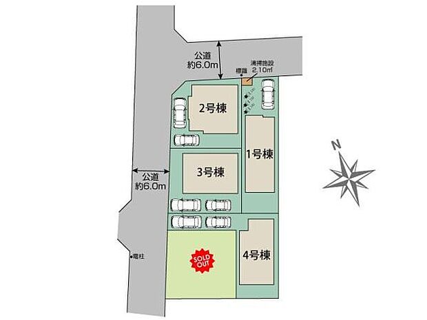 全5棟、4号棟です