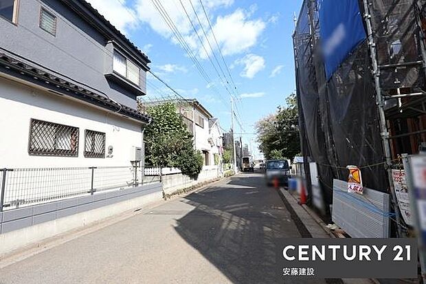 【　前面道路　】西側約6ｍ公道