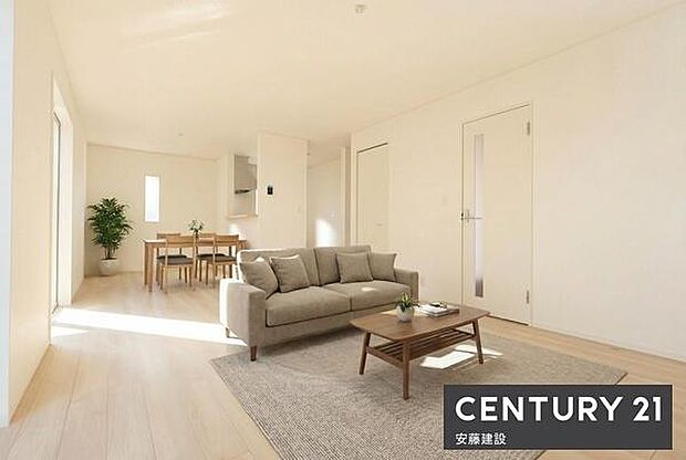 防犯カメラや電子キー、TVモニター付インターホン等が備わったセキュリティ面安心の邸宅※家具や小物はCGによるイメージです。家具付き販売ではございません。