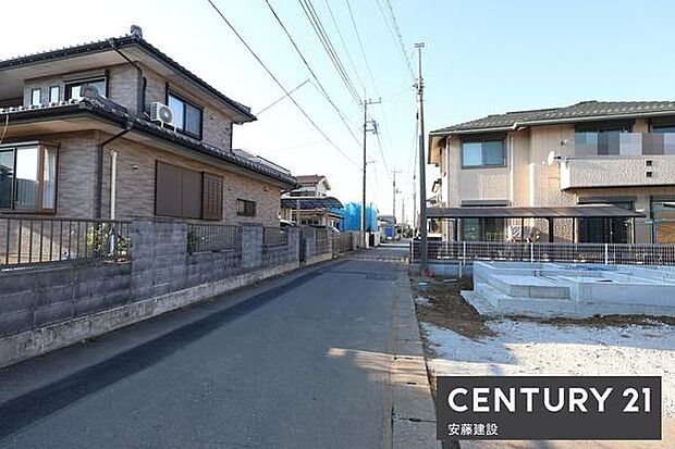 【 前面道路 】西側約4m公道