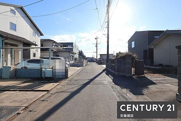 【 前面道路 】西側約4m公道