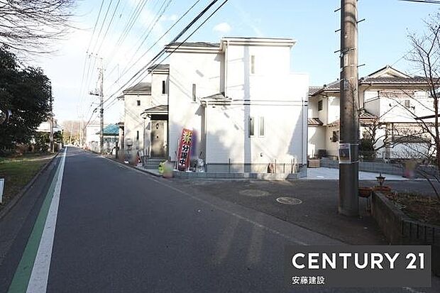 【 前面道路 】西側約4m私道・北側約4.6m公道