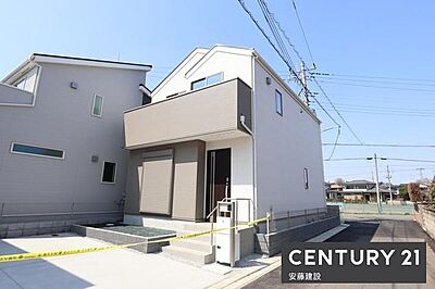 外観:すぐ室内が見れる完成済み物件!いつでも現地案内、内見可能です! 外観:すぐ室内が見れる完成済み物件!いつでも現地案内、内見可能です!