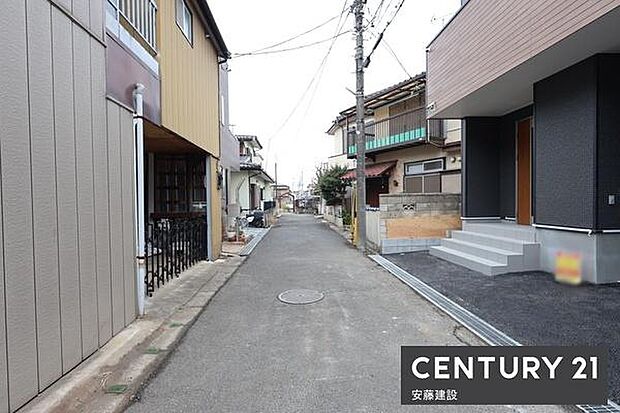 【 前面道路 】西側約4m公道