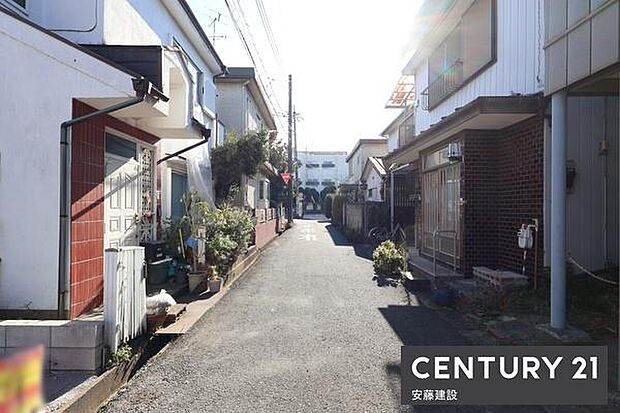 【　前面道路　】西側約4ｍ公道