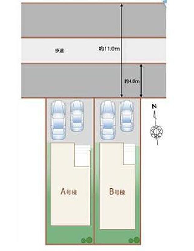 全2棟、B号棟です