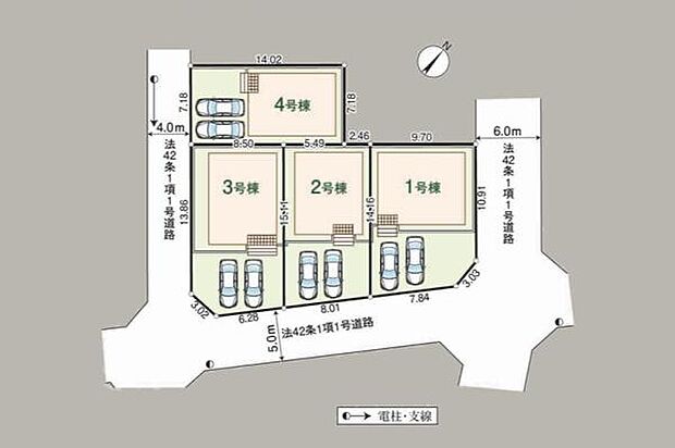 全4棟、4号棟です