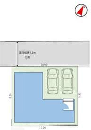 前面道路は車通りが少なく駐車もラクラク