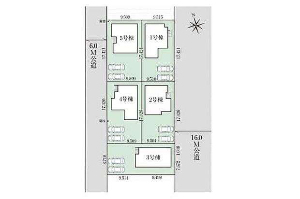全5棟、4号棟です