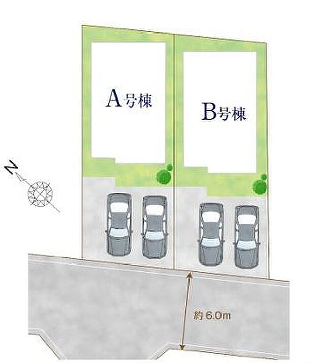全2棟、A号棟です