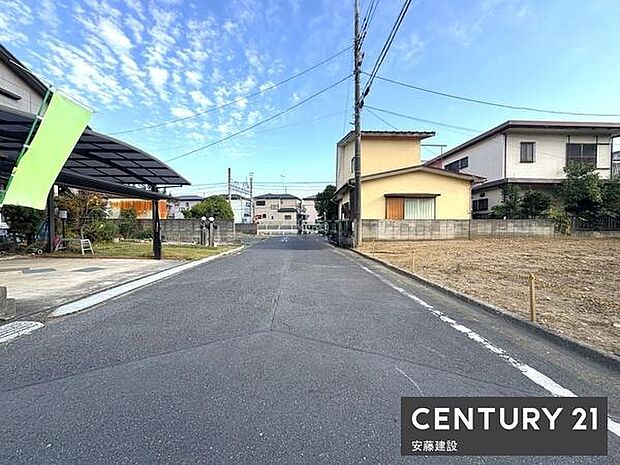 【 前面道路 】北側約6m公道