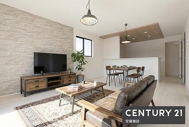 陽当り良好な南西角地パントリーやＷＩＣ完備で収納充実※家具や小物はCGによるイメージです。家具付き販売ではございません。