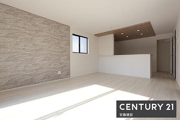 【　リビング　/　16帖　】家族みんながゆったりくつろげそうなLDK一日の大半を過ごす部屋だからこそ過ごしやすい空間にこだわりたいですね！