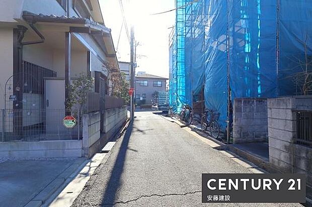 【　前面道路　】東側約4ｍ市道