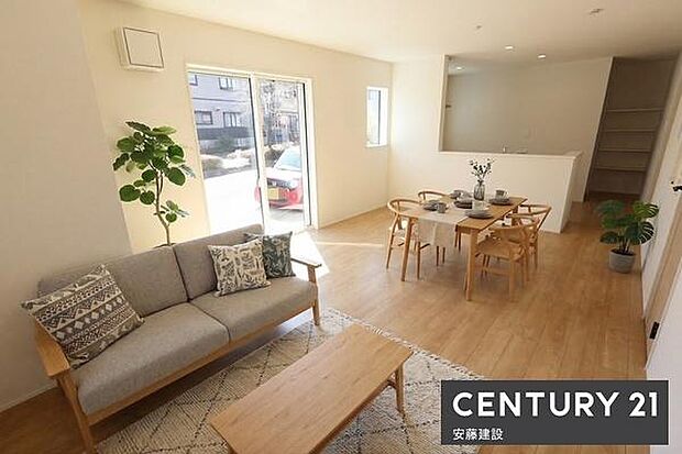 西武池袋線「武蔵藤沢」駅や公園、複数のスーパーまで徒歩11分圏内!※家具や小物はCGによるイメージです。