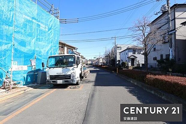 【　前面道路　】南側約6ｍ市道