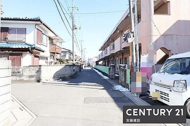 【 前面道路 】北東側約4.2m公道