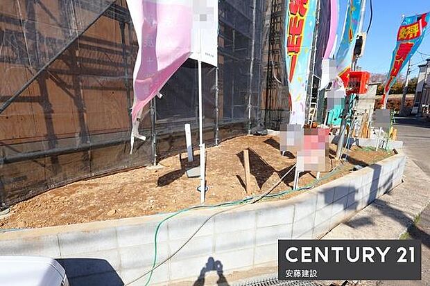 ちょっとしたお庭スペース完備