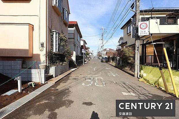 【　前面道路　】北東側約6ｍ公道