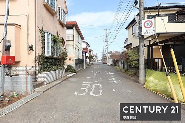 【 前面道路 】北東側約6m公道